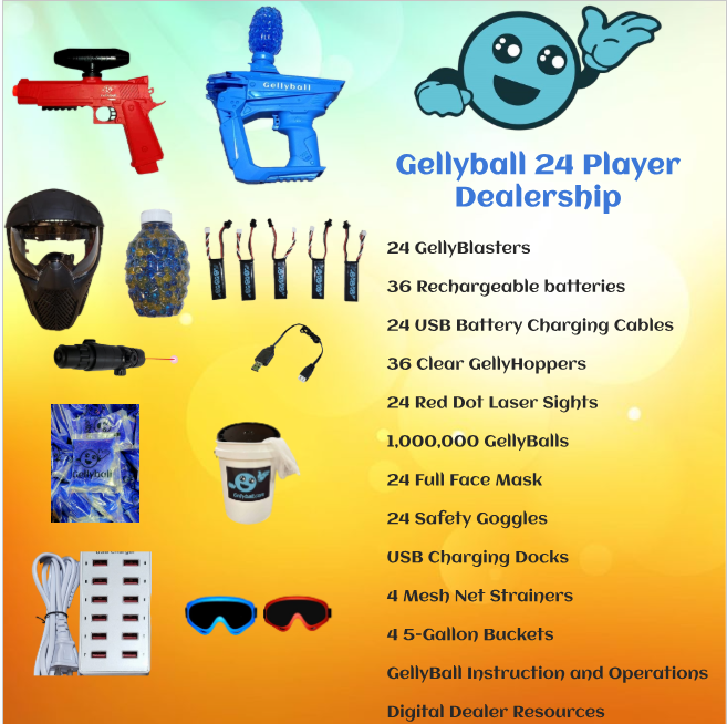 Large Dealer Kit A (24 pack) – Gellyball